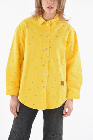 Overshirt in Denim con Stampa BANDANA