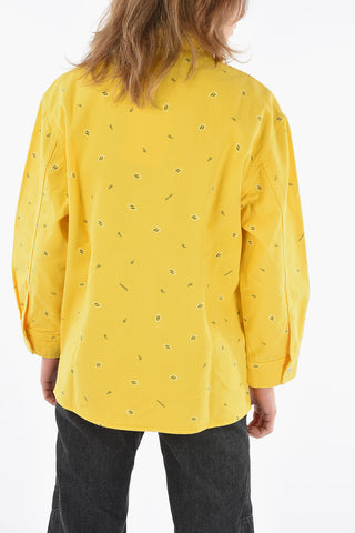 Overshirt in Denim con Stampa BANDANA