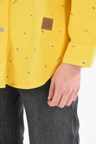 Overshirt in Denim con Stampa BANDANA