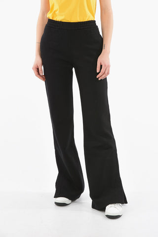 Cotton DIAG TAPERED Palazzo Sweatpants