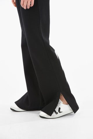 Cotton DIAG TAPERED Palazzo Sweatpants