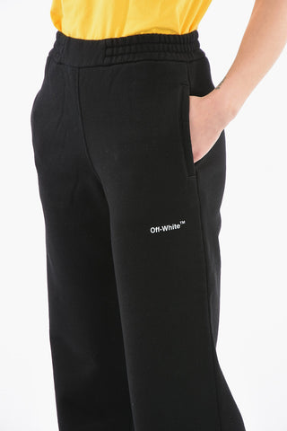 Cotton DIAG TAPERED Palazzo Sweatpants