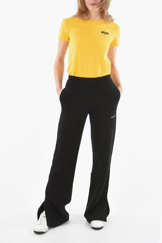 Cotton DIAG TAPERED Palazzo Sweatpants