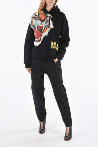 Tiger Printed Hoodie