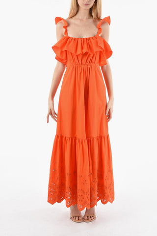 Open Back Sleeveless Maxi Dress