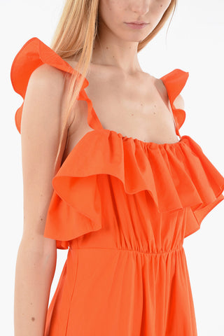 Open Back Sleeveless Maxi Dress