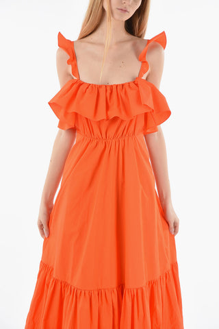 Open Back Sleeveless Maxi Dress