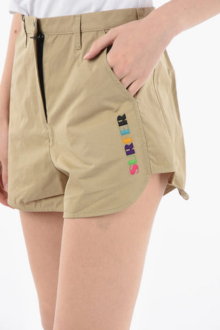 EMPORIO SUSTAINABILITY PROJECT Multicolor Lettering SURFER Shorts