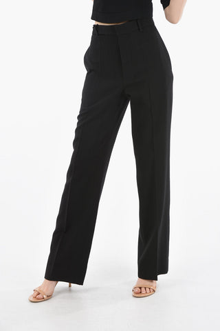 Pantaloni Sartoriali TREES a Gamba Diritta in Lana Vergine