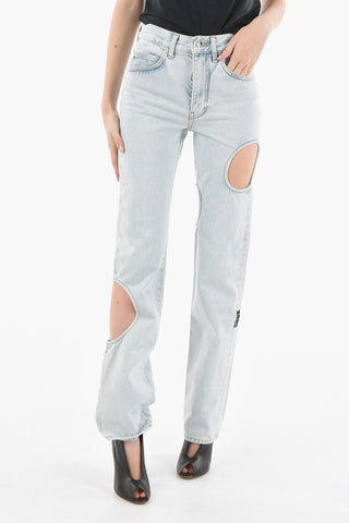 Cut Out Details METEOR COOL Baggy Jeans 19cm