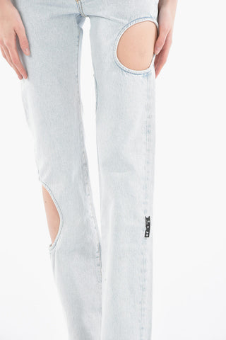 Cut Out Details METEOR COOL Baggy Jeans 19cm