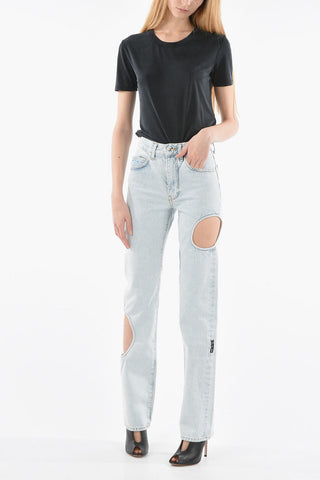 Cut Out Details METEOR COOL Baggy Jeans 19cm