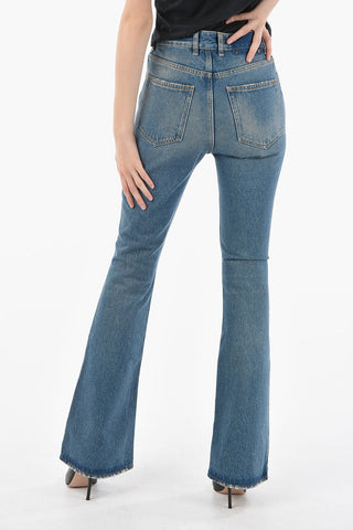 Visible Stitching Bootcut Jeans 25cm