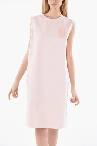 Short Sleeve Denim Shift Dress