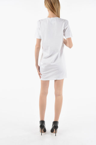 Printed ICON SPRAY Mini Tee Dress