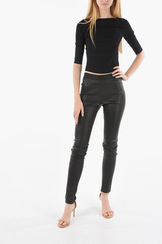 Leather ELIEN High-waisted Leggings