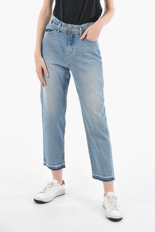 Belted Light Wash Candy Shaped Denims 17cm