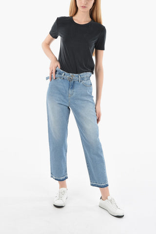 Belted Light Wash Candy Shaped Denims 17cm