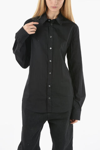 Cotton-poplin ALLA Slouchy Shirt