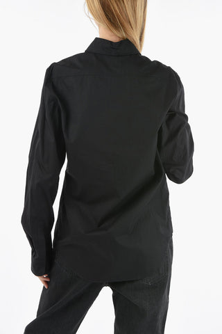 Cotton-poplin ALLA Slouchy Shirt