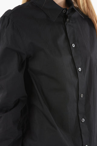 Cotton-poplin ALLA Slouchy Shirt