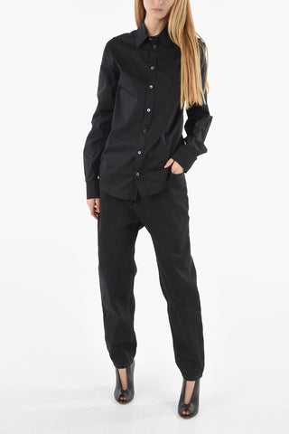 Cotton-poplin ALLA Slouchy Shirt