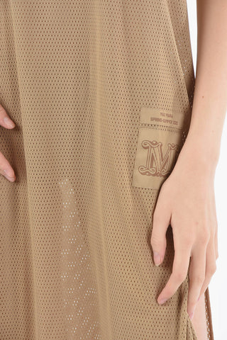 Sleeveless Perforated Dress