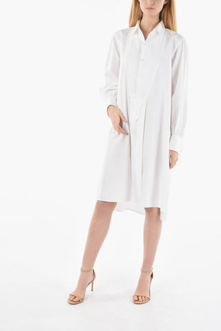 MM1 Long-sleeved Cotton Shirt Dress