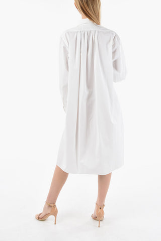 MM1 Long-sleeved Cotton Shirt Dress