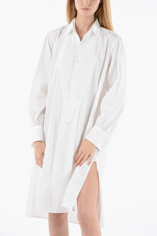 MM1 Long-sleeved Cotton Shirt Dress