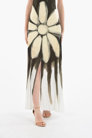 Printed Viscose DRIPPING DAISY Maxidress