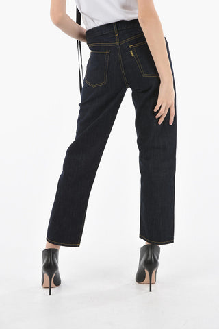 Jeans VENICE Skinny a Vita Alta con Lavaggio Scuro 19,5cm