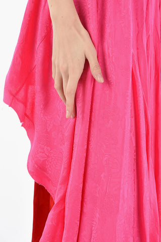 Vestito Maxi Asimmetrico Senza Manica