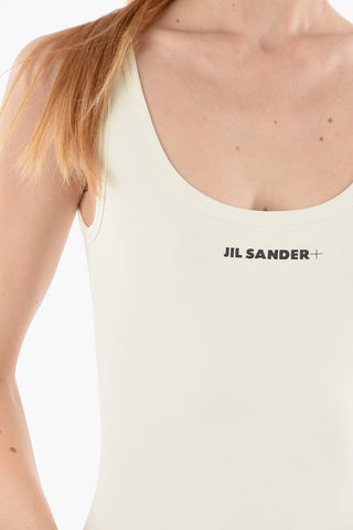 Logo Printed One-piece Swimsuit