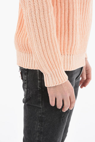 Solid Color Crew-neck Sweater