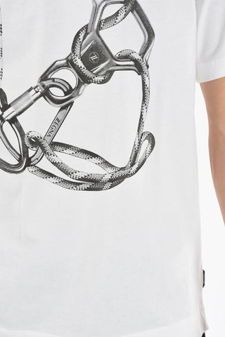 T-Shirt Girocollo Stampata