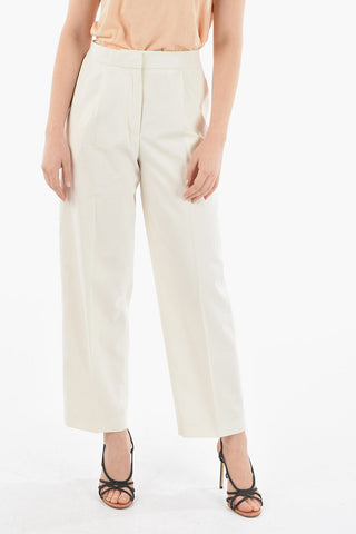 Pleated Carrot Fit Pants
