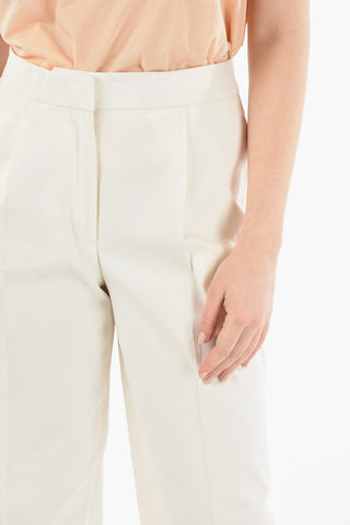 Pleated Carrot Fit Pants