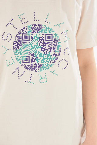 Crewneck T-shirt with Printed Logo