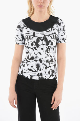 ACTIVE Printed Tech Fabric Crop Top