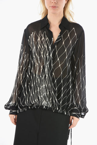Deep Neckline CEDA Blouse