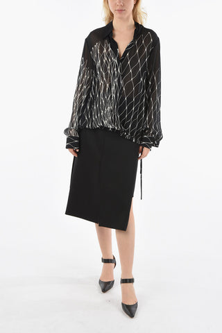 Deep Neckline CEDA Blouse
