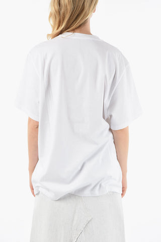 T-shirt Girocollo con Stampa Grafica 