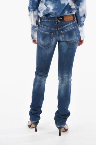 Dark-washed SHARPEI Denims with Bleanched Effect 18cm