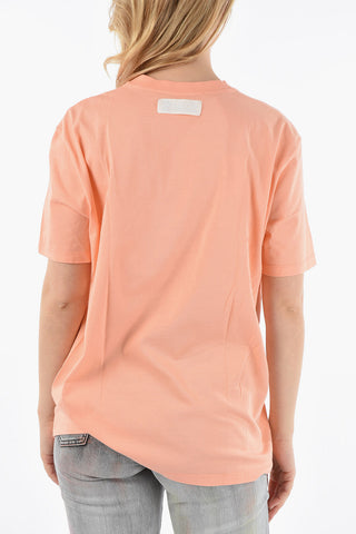 Printed Crew-neck SMILE T-shirt
