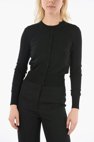 Set Cardigan e Top a Tinta Unita 