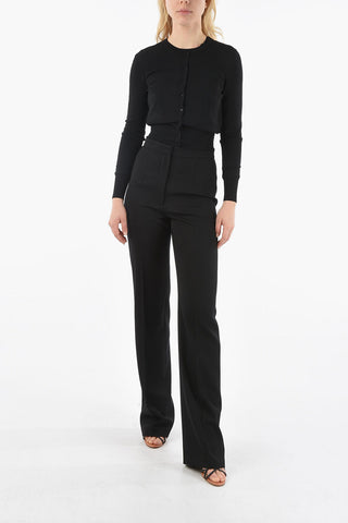 Set Cardigan e Top a Tinta Unita 