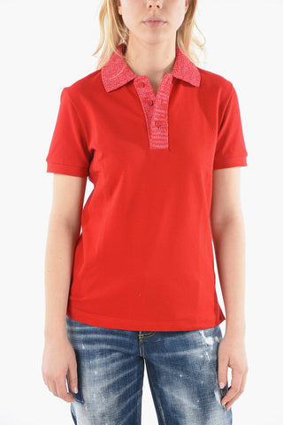 Short sleeve Polo Shirt with Contrasting Collar