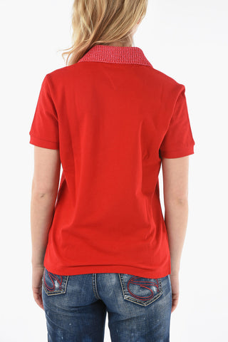 Short sleeve Polo Shirt with Contrasting Collar