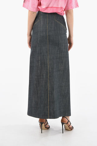 Gonna in Denim con Laccetti Corsetto